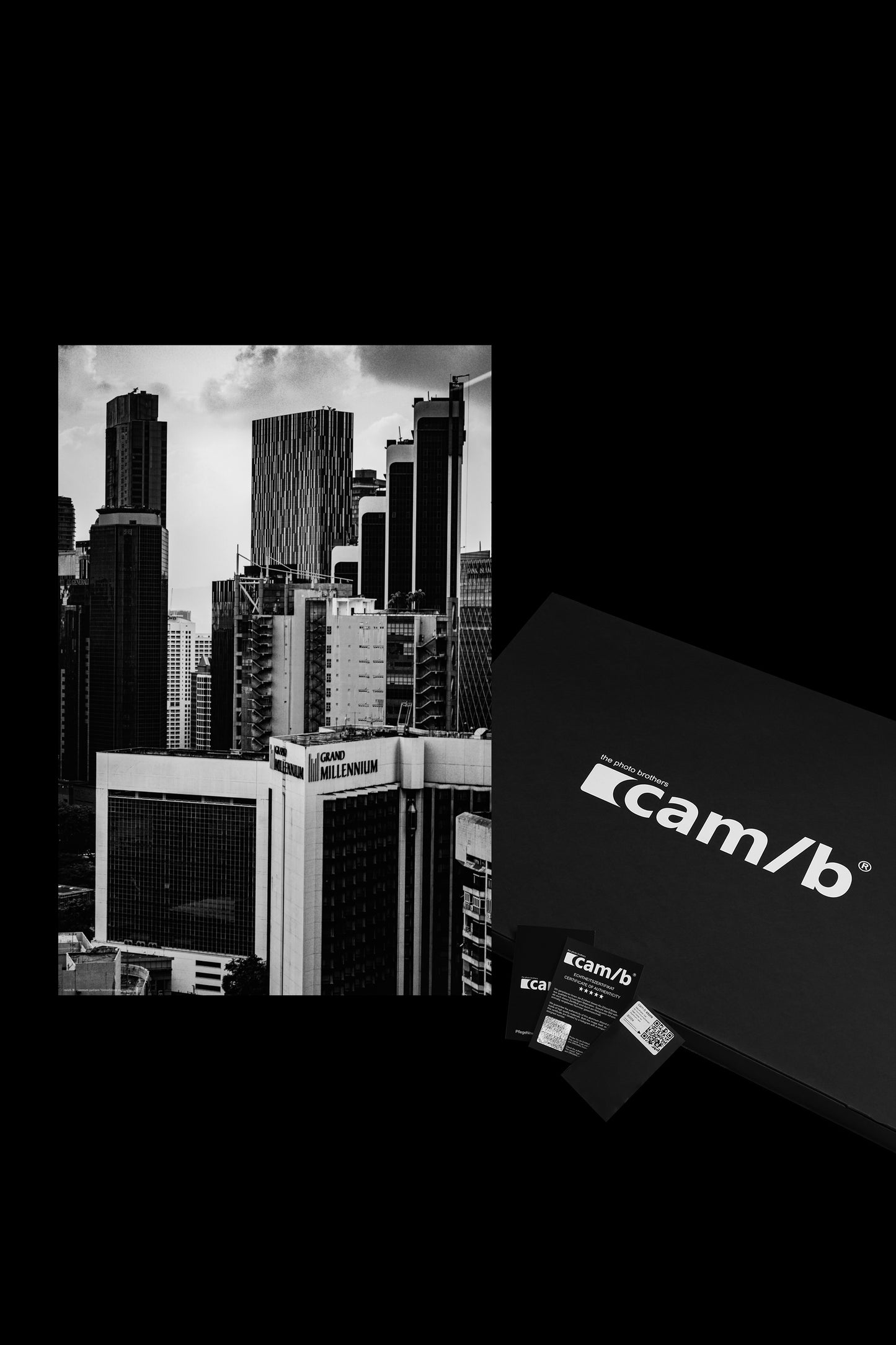 Wandbild "monochrome metropolis"