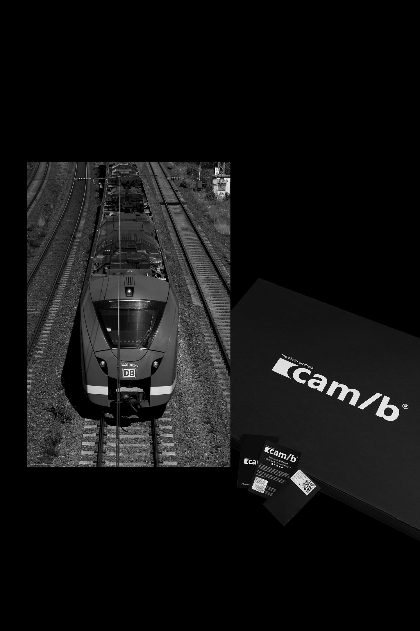 Wandbild "city train"