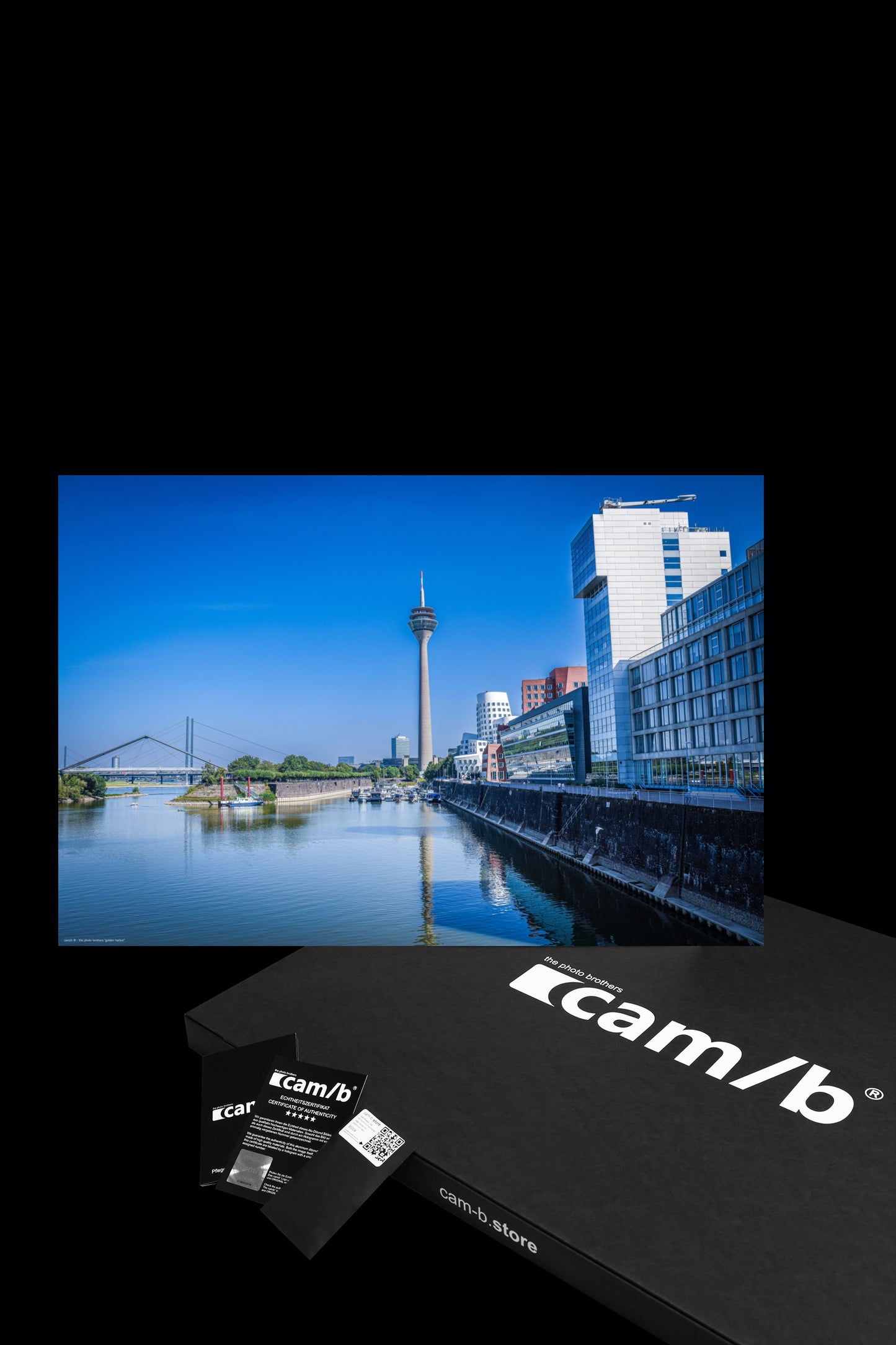 Wandbild "golden harbor"