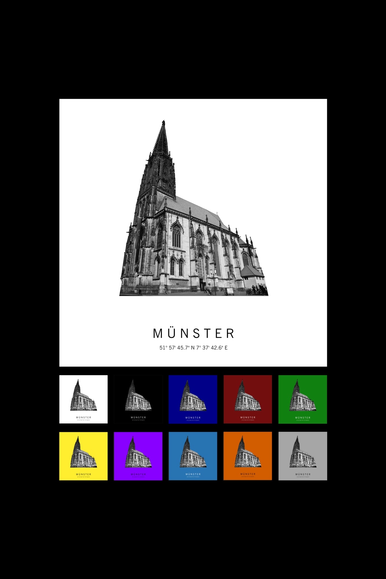 Art Edition Wandbild "Münster"