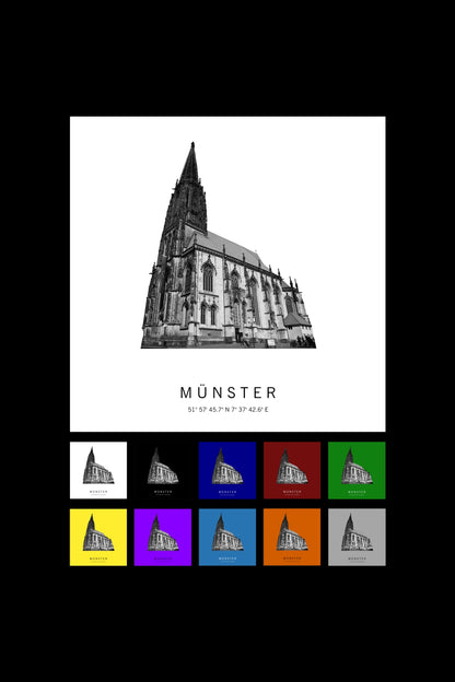 Art Edition Wandbild "Münster"