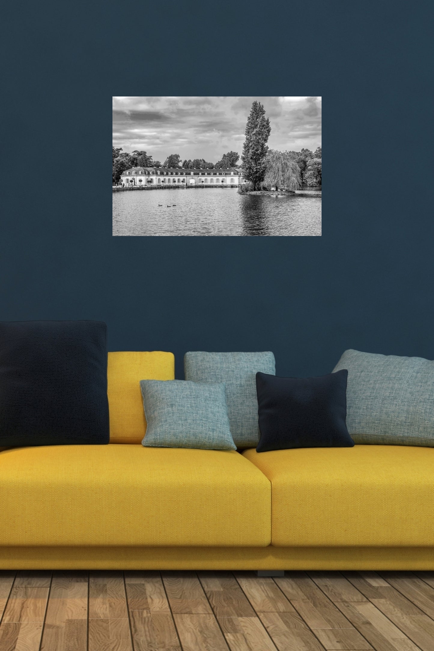 Wandbild "lakeside palace"