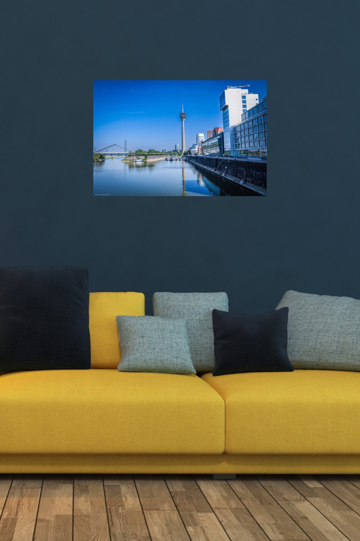 Wandbild "golden harbor"