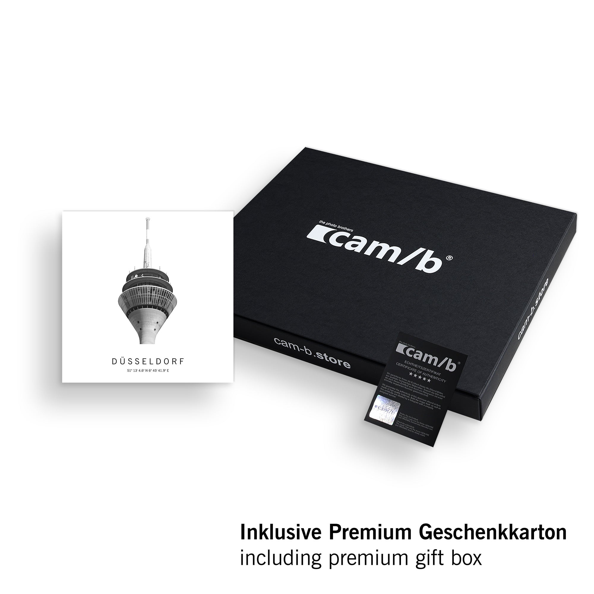 Art Edition Wandbild "düsseldorf" mit Karton