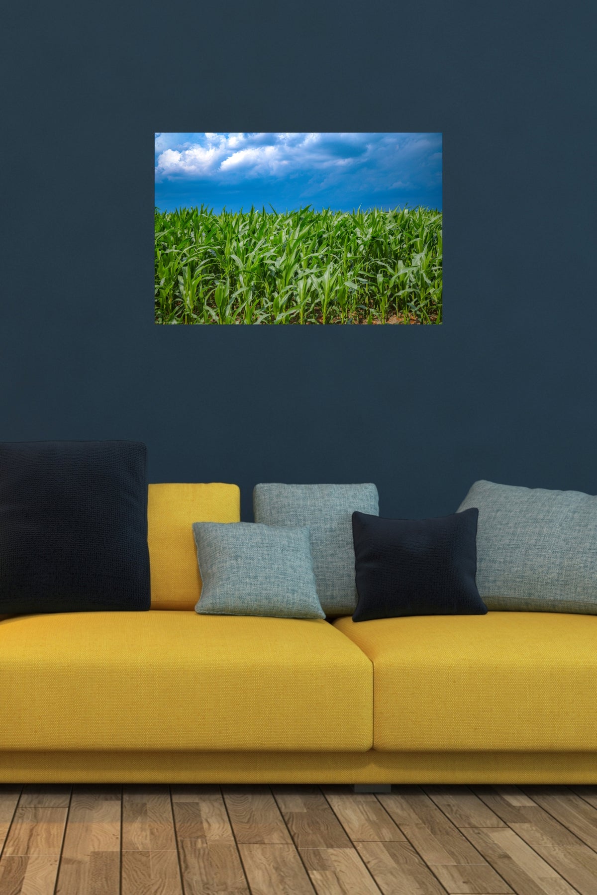 Wandbild "maize and sky"