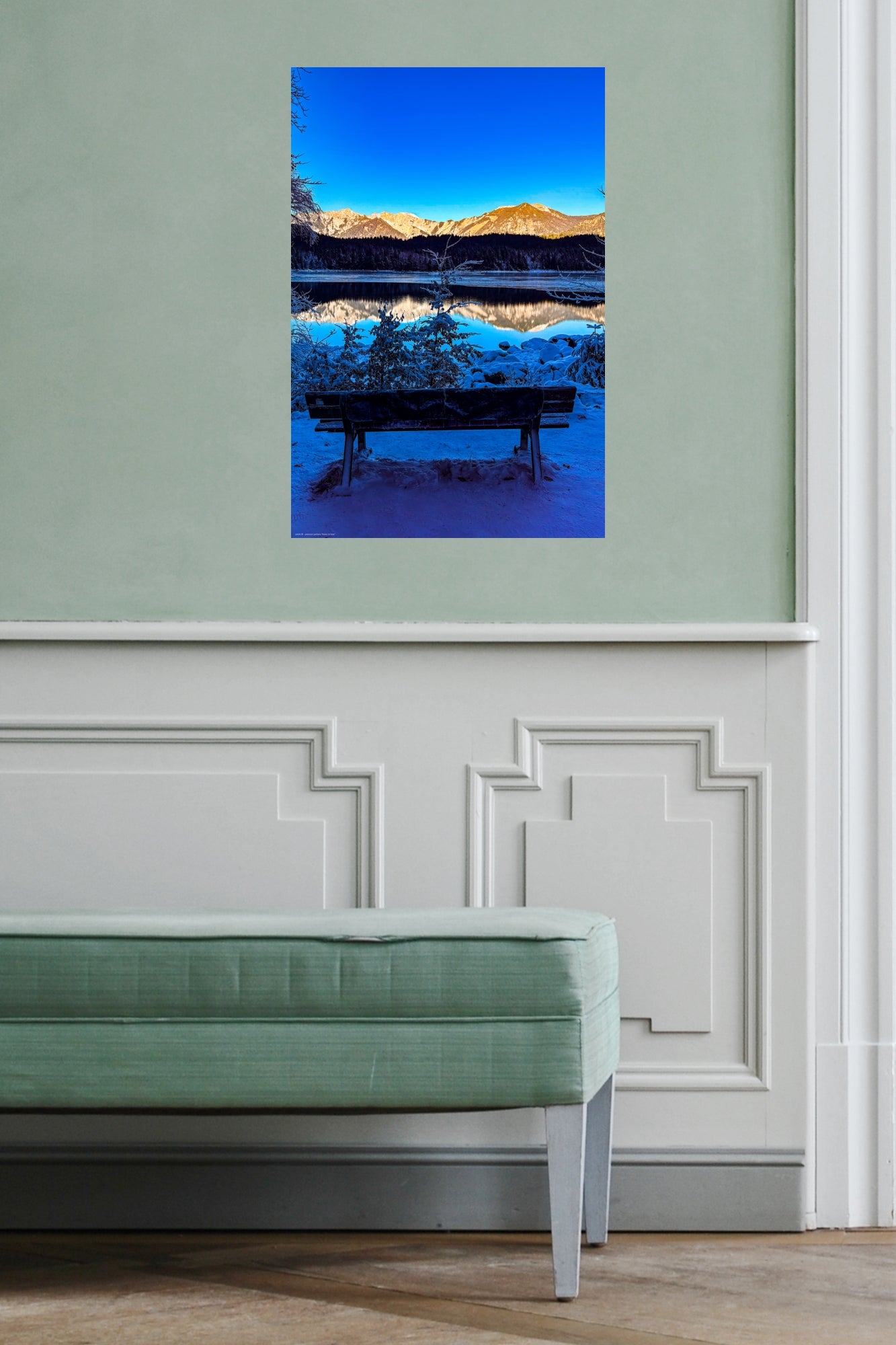 Wandbild "frozen in time"