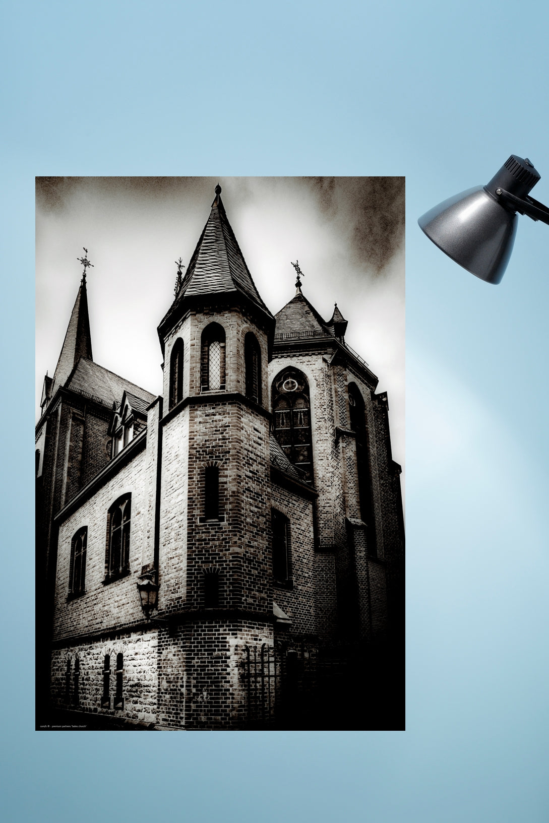 Wandbild "bates church"