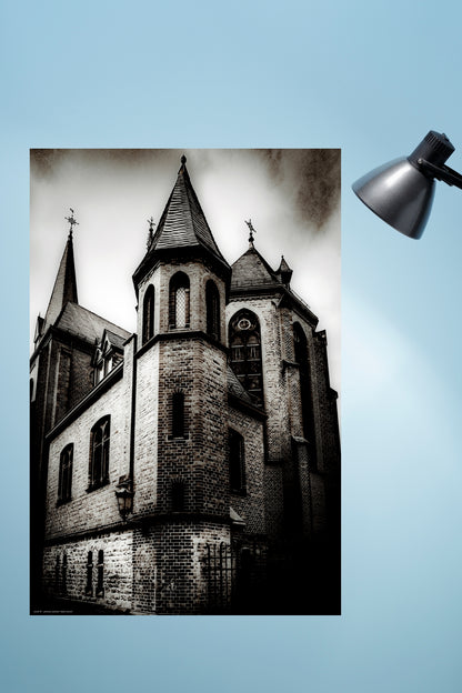 Wandbild "bates church"