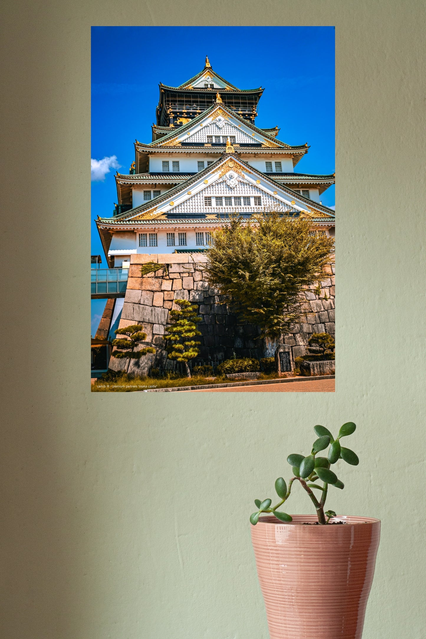 Wandbild "osaka castle"