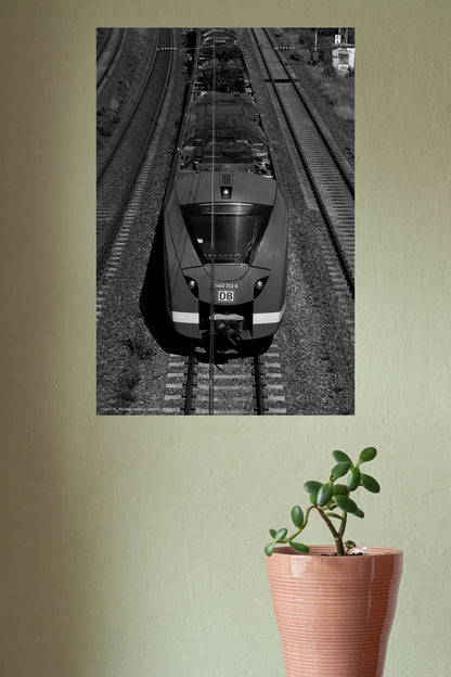 Wandbild "city train"