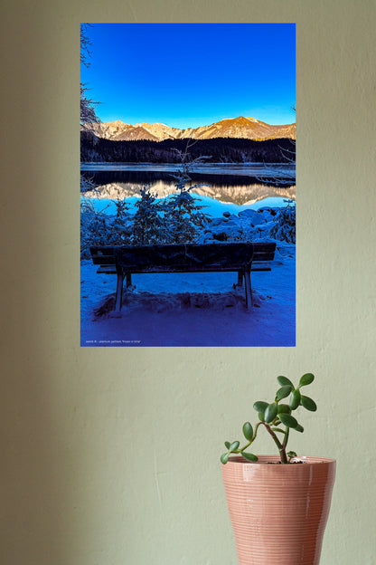 Wandbild "frozen in time"