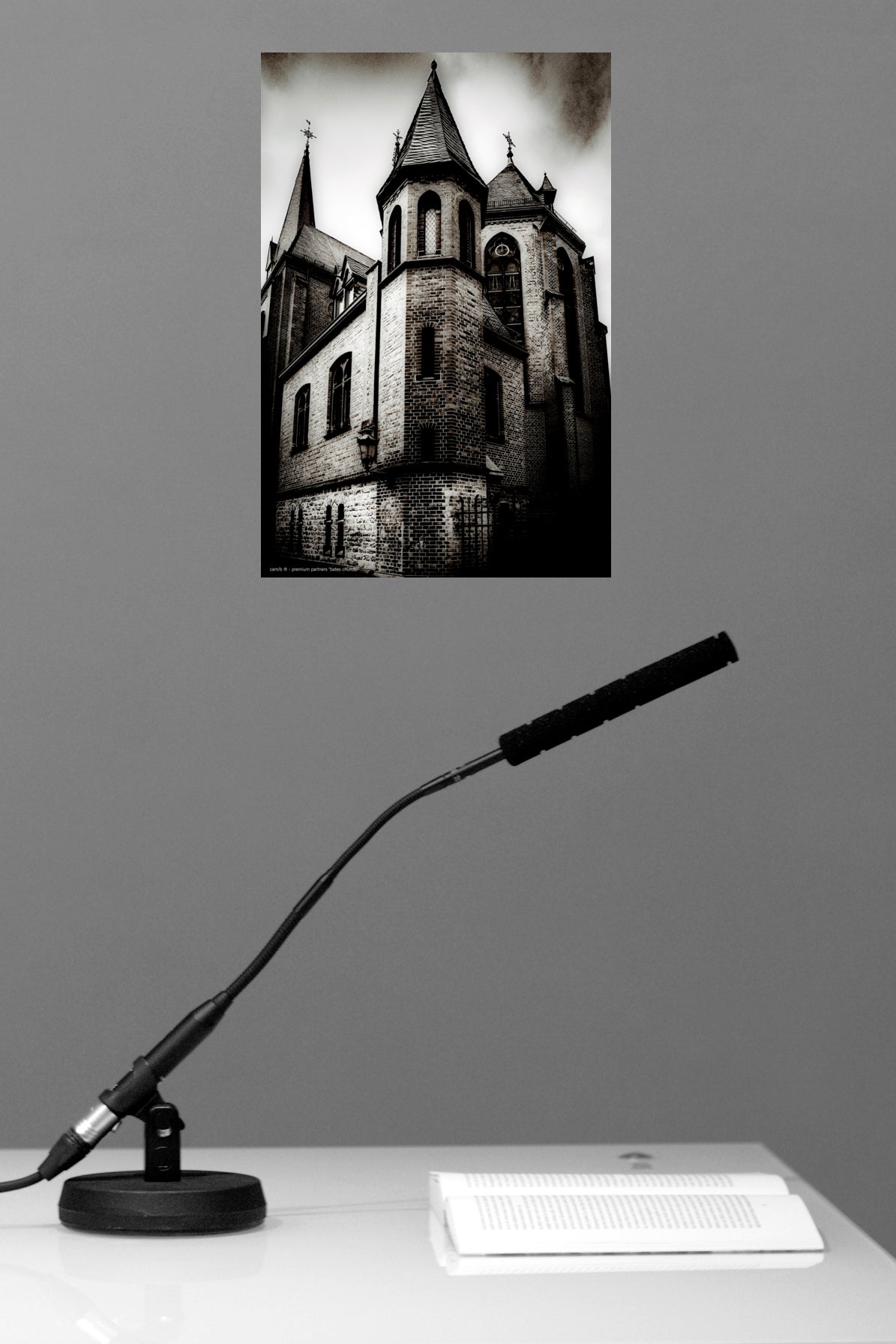 Wandbild "bates church"