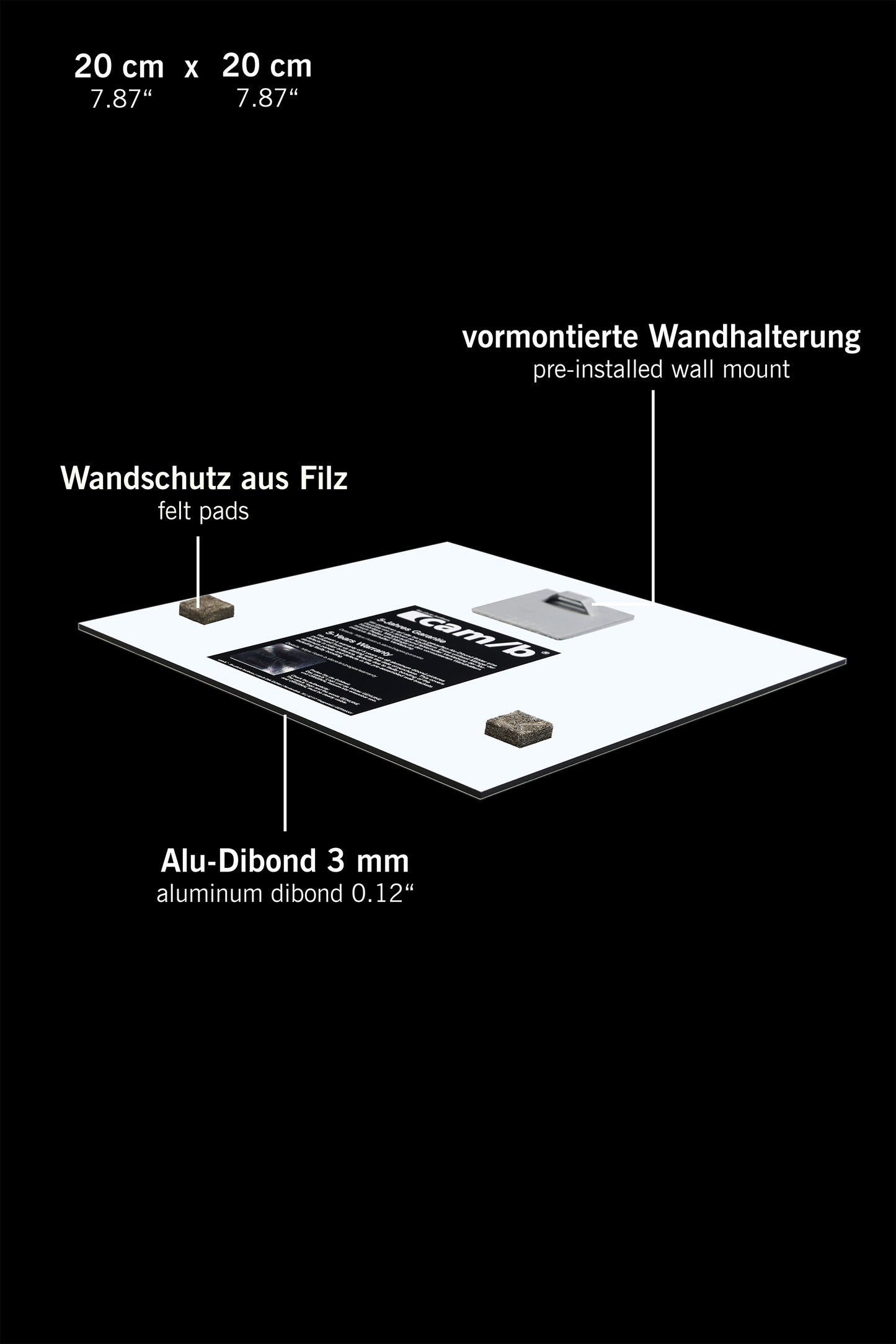 Rückseite Wandbild ART EDITION