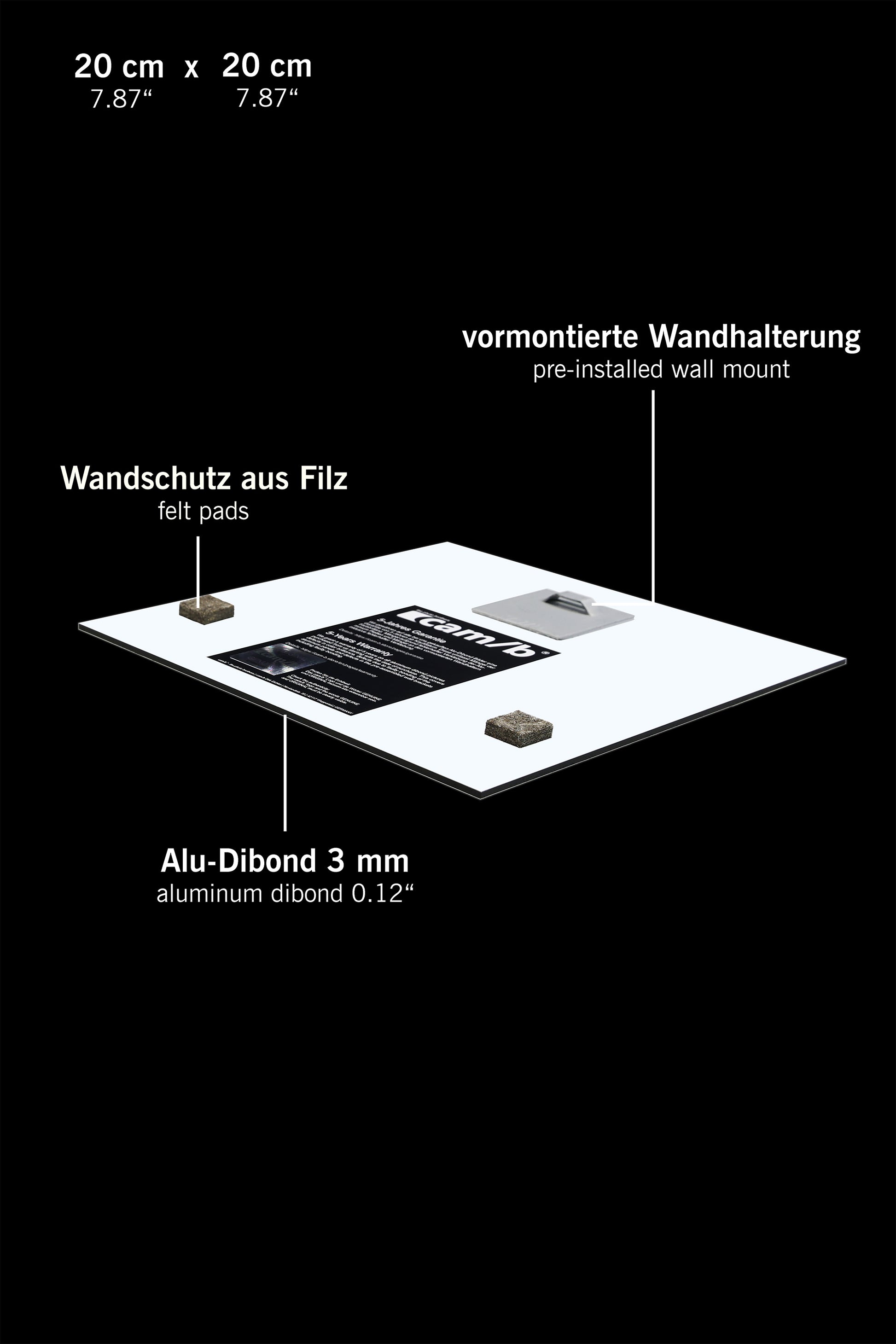 Rückseite Wandbild ART EDITION