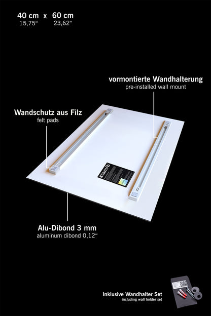 Rückseite Wandbild 40 x 60 cm