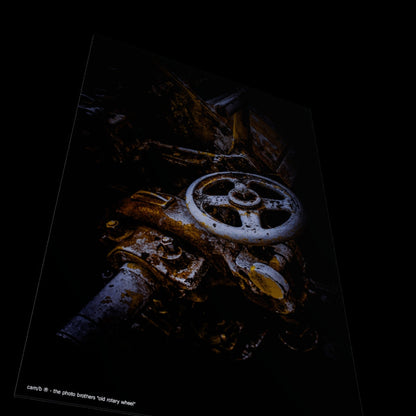 Wall Art "old rotary wheel"