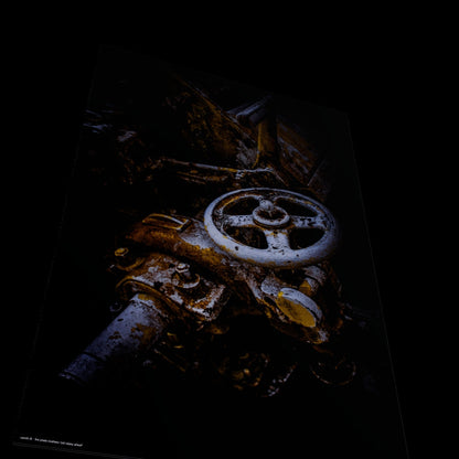 Wall Art "old rotary wheel"