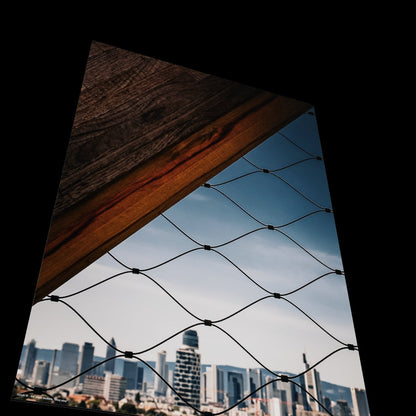 Wandbild "fence view"