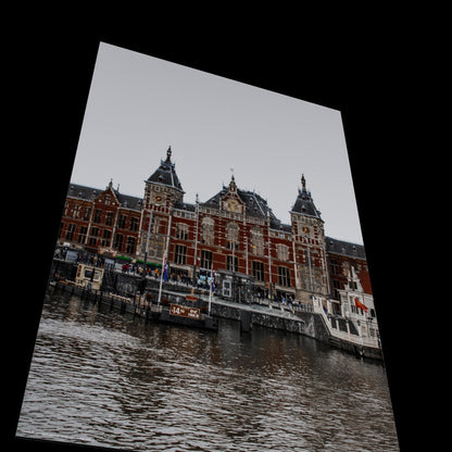 Wall Art "amsterdam central station"