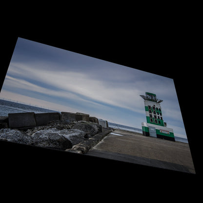 Wall Art "green lighthouse"