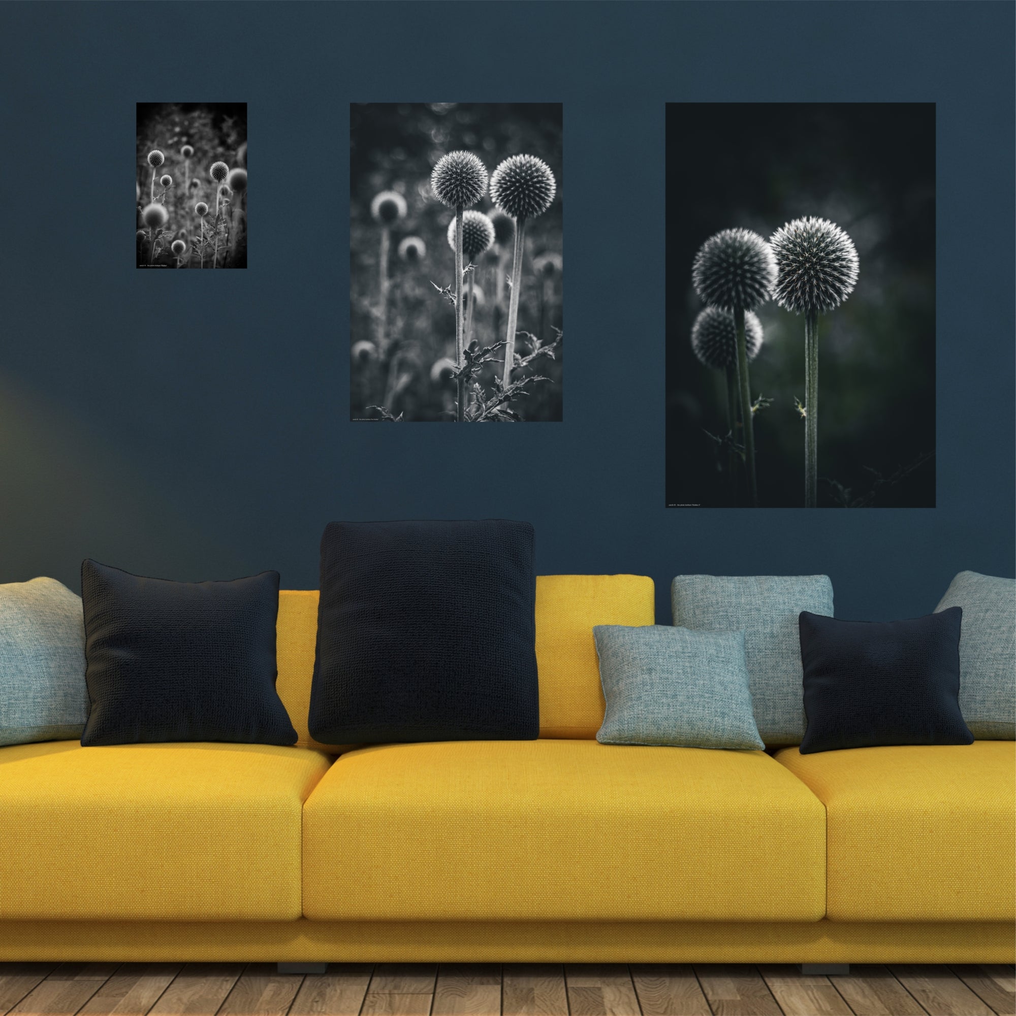 Aufhängart "Kantenhängung" Musteransicht