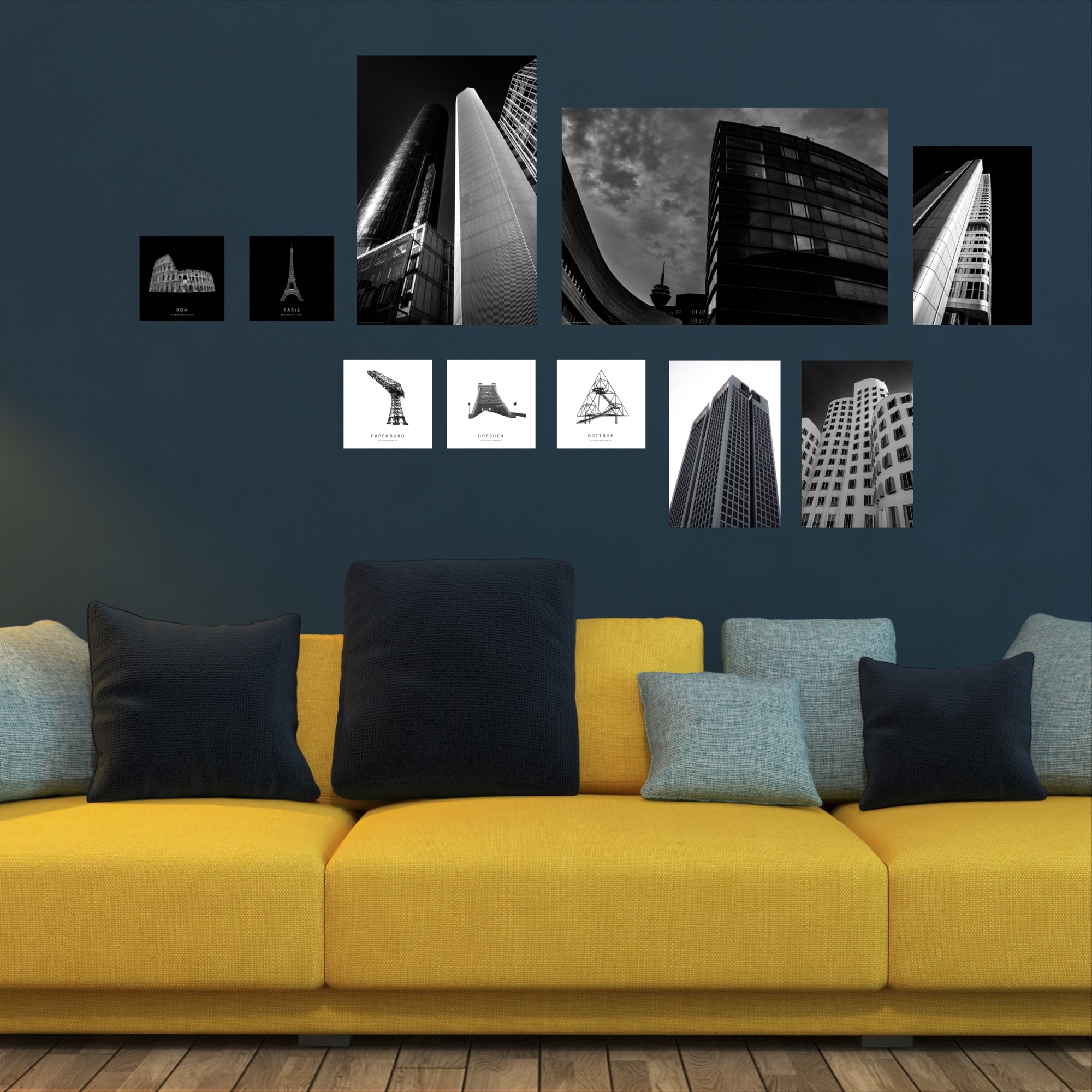 Aufhängart "Petersburger Hängung" Musteransicht